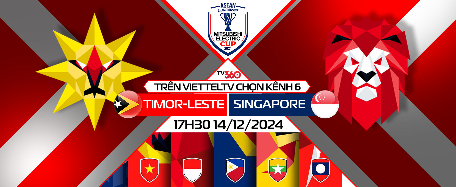Link xem trực tiếp Singapore và Timor Leste (ASEAN Cup 2024)


